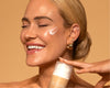 model applying Peta Jane self tanning lotion