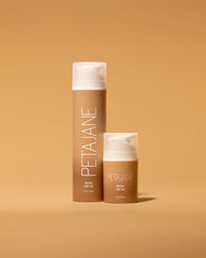 Gradual Tan Duo, face and body lotions, by Peta Jane Beauty