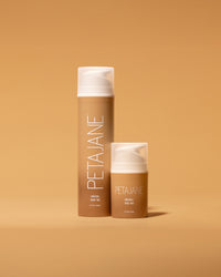 Gradual Tan Duo, face and body lotions, by Peta Jane Beauty